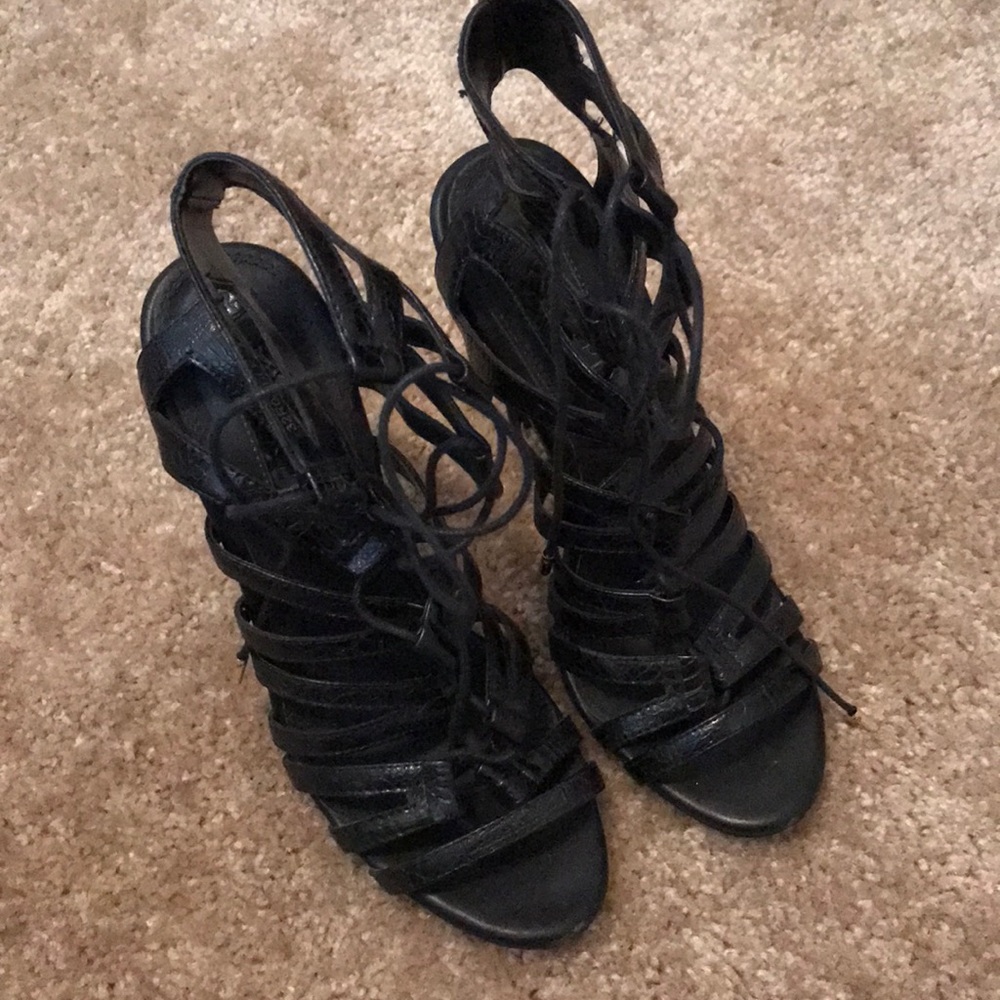 Topshop gladiator heels sz 38